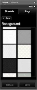Background patterns for SpaceCraft websites in the design panel SpaceCraft Backgrounds