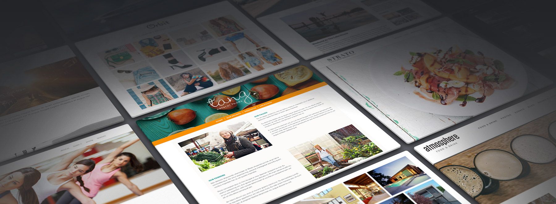 Start with a SpaceCraft Website Template. build a website with great design