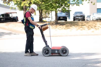 Utility locating in Coquitlam