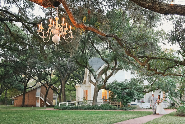 Austin, Texas Outdoor Wedding Reception Area