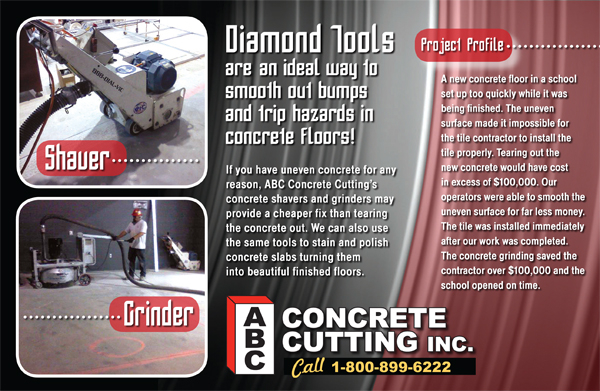 Concrete deals profile grinder