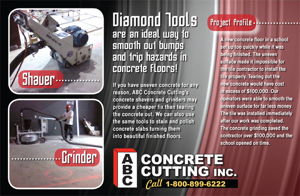 Concrete Floor Grinding  - ABC Concrete Cutting Company