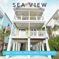 sea view - surfside realty vacation rentals - surfside beach, sc