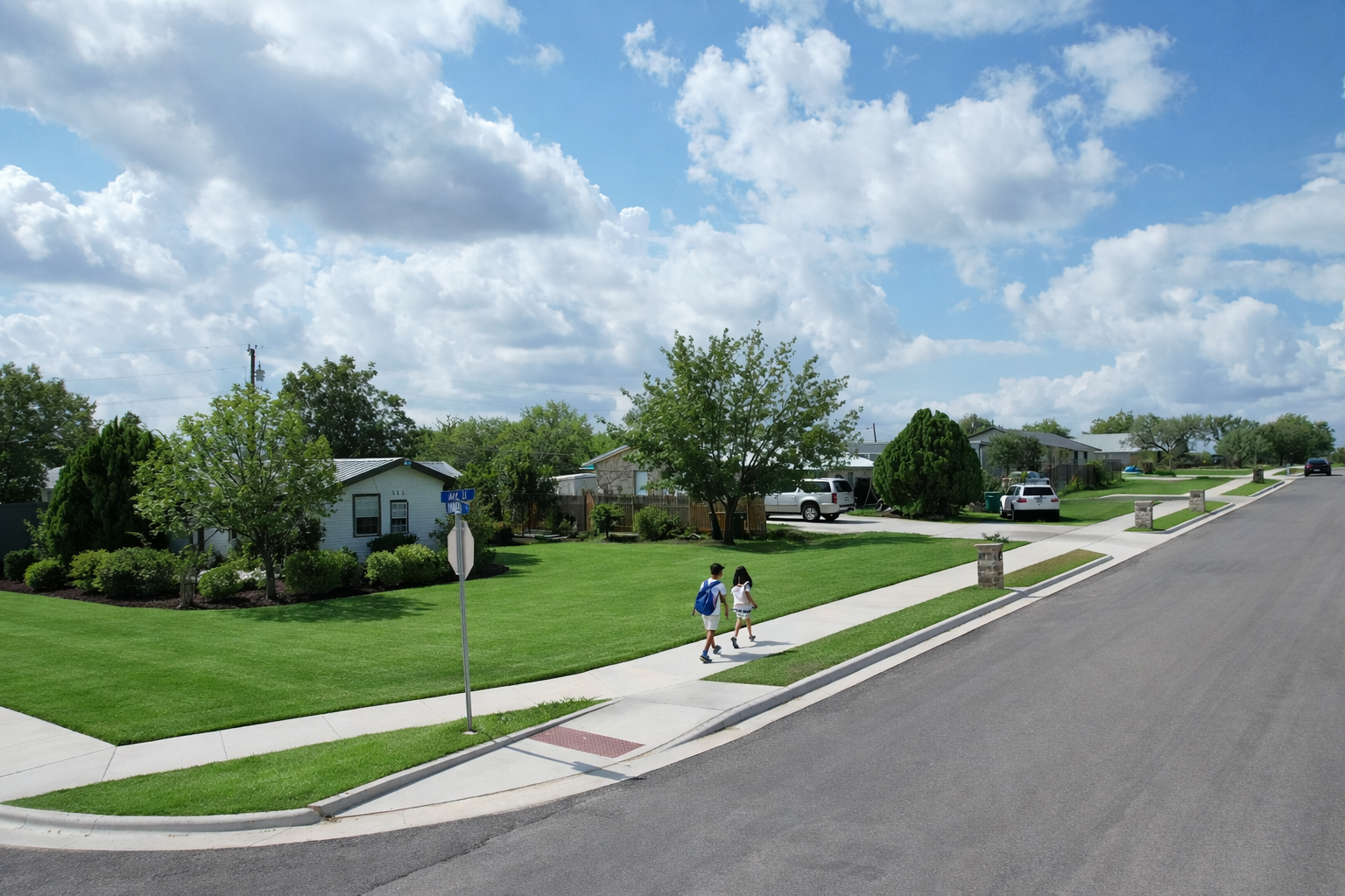 Tri-campus sidewalk connectivity and streetscape improvements in Marble Falls, Texas