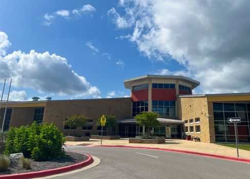 Bee Cave Middle School bridge and drainage project in Austin TX