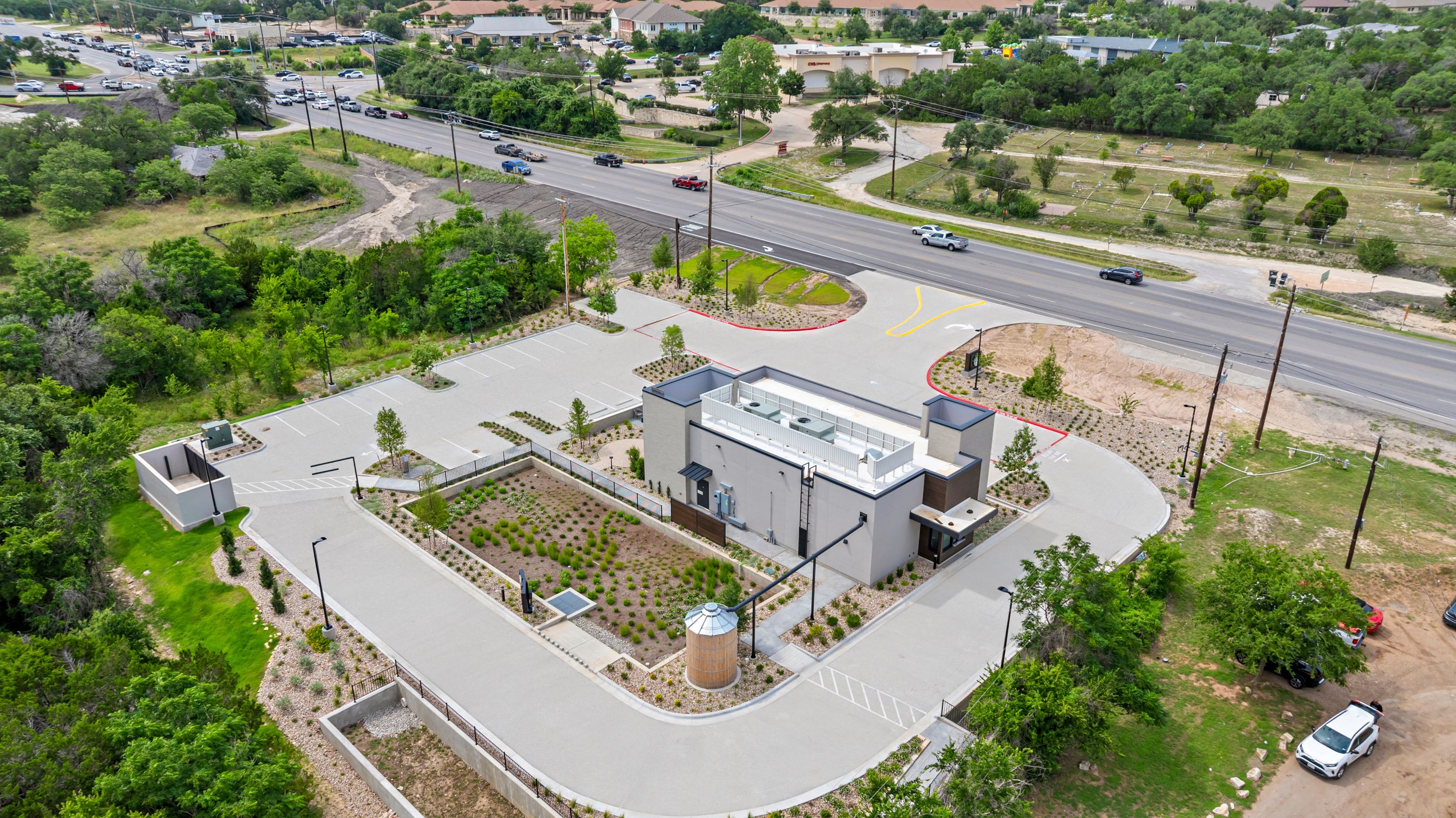 Bee Cave Starbucks commercial development project