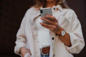 Woman on cell phone