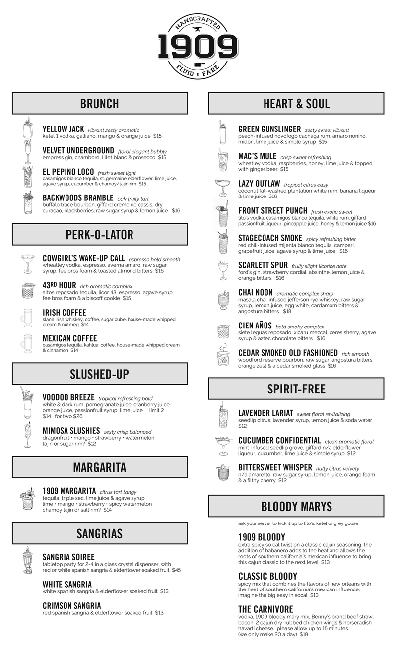 1909 Cocktail Brunch Menu 08-09-25.png