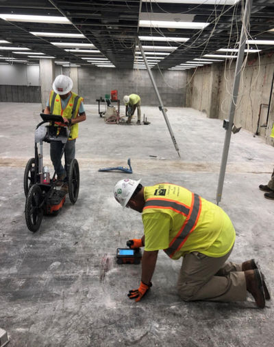 Locating The Path Of Radiant Heat Tubes In A Concrete Slab At A Residence – Massachusetts