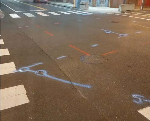 GPRS PMs worked day and night to map all the utilities through 5.4 roadway miles. 