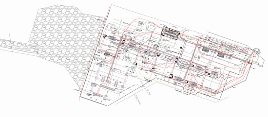 Space can be modeled in 2D or 3D in CAD files.