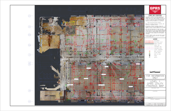 PDF file shows utilities' locations visually.