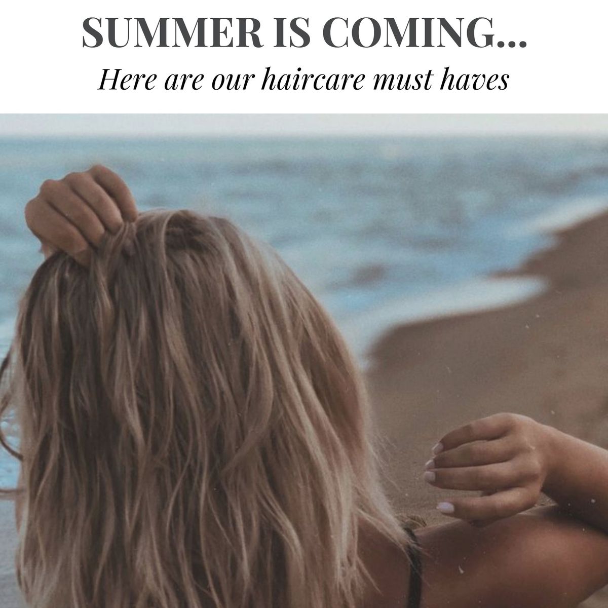 Summer haircare at Bliss Hair Studio Shorewood Plainfield