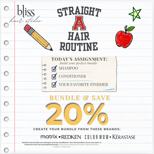 Bliss Hair Studio Back to School Sale