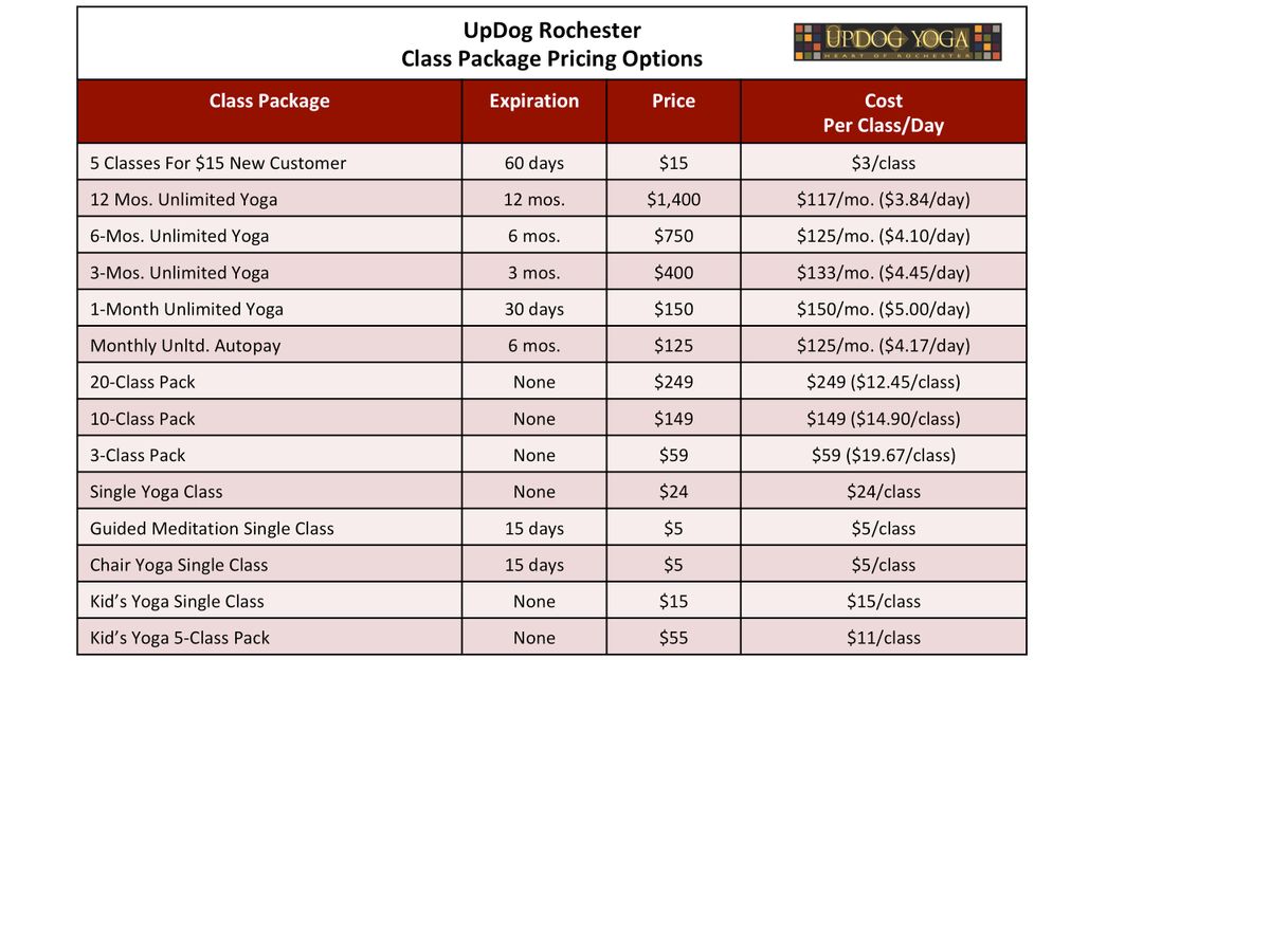 Yoga Class Pricing Options Table_UpDog Roch_070124.jpg