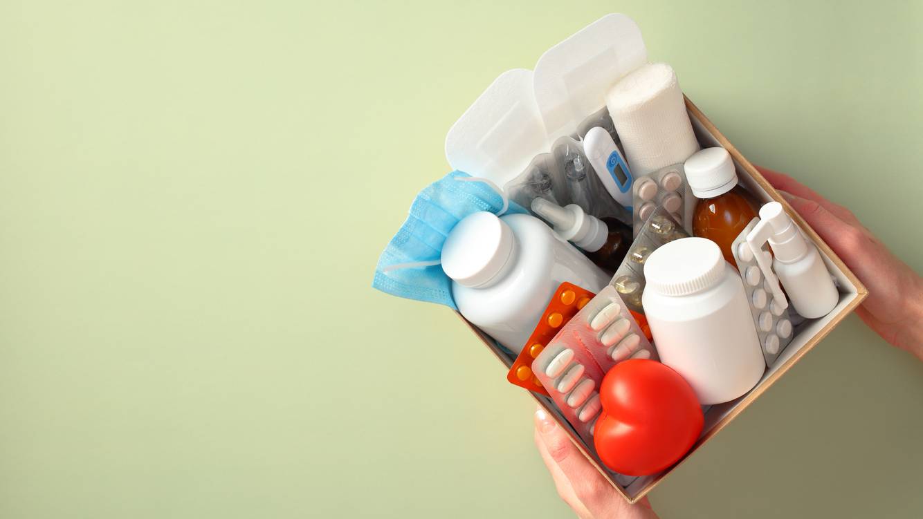 Box of medications Prescription Delivery