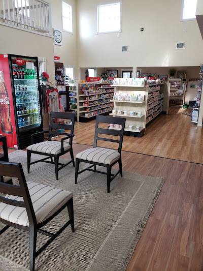 Interior of the pharmacy Boyd Medicine Store