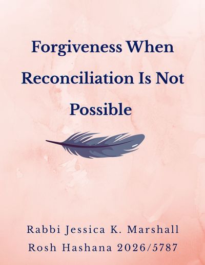 Forgiveness when reconciliation is not possible
