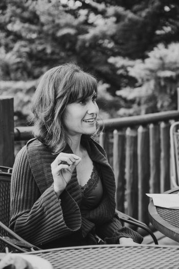 Rabbi Jessica Marshall, spiritual guide and facilitator of Sacred Journey, smiling outdoors Rabbi Jessica Marshall Women's Retreat