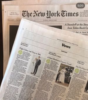 New York Times Mini Vows wedding — Rabbi Jessica Marshall