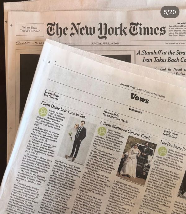 New York Times Mini Vows wedding — Rabbi Jessica Marshall