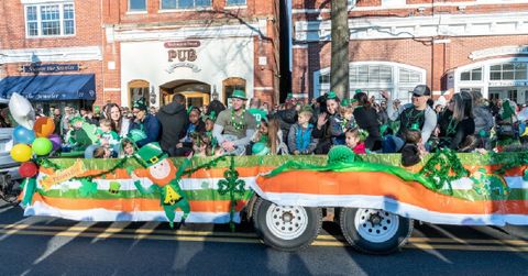 st patricks day float and parade