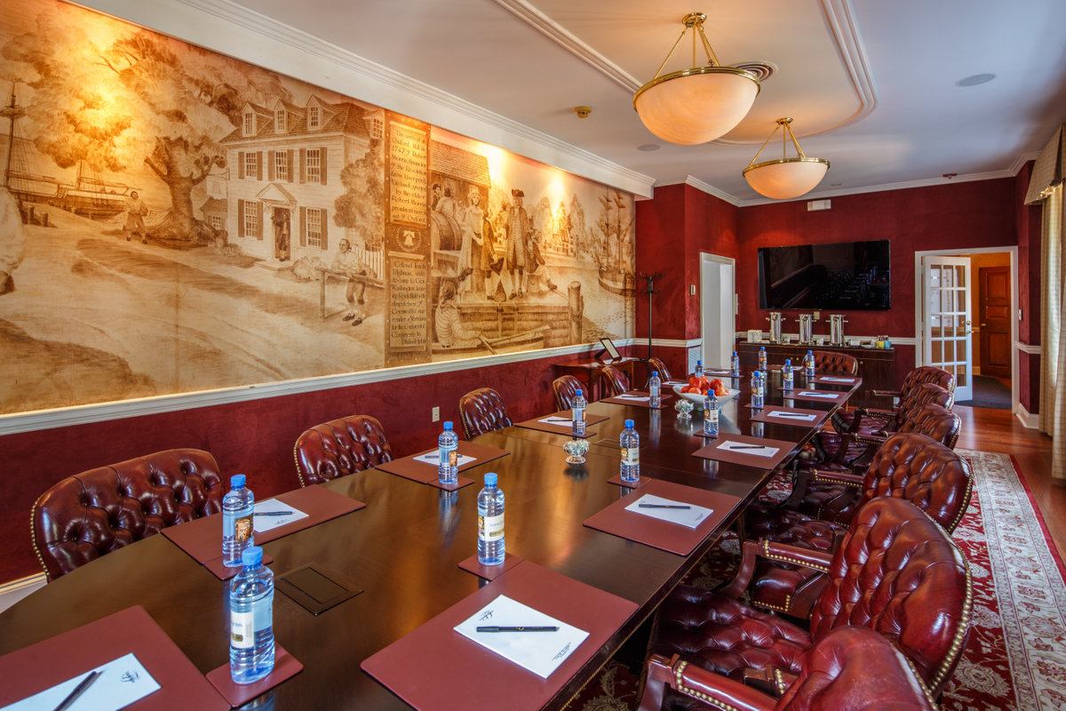 The John Moll Boardroom is perfect for corporate meetings and events. John Moll Boardroom