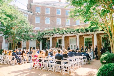 Bride and groom on their wedding day at Tidewater Inn on Maryland’s Eastern Shore