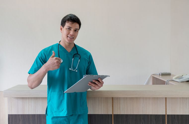 Pharmacist giving a thumbs up Pharmaceutical Services