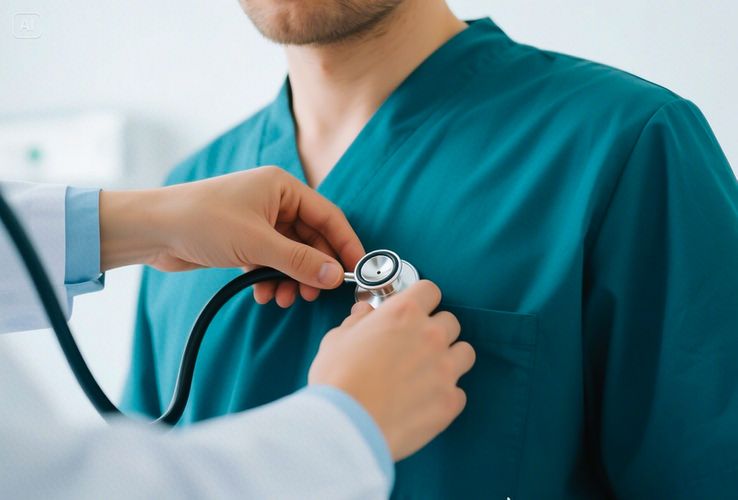 Man getting his heart rate checked Men’s Health