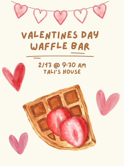 Pastel Waffle Day Illustration Poster.png