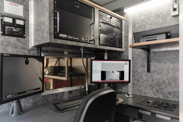 Interior of Aries Truck Control Room