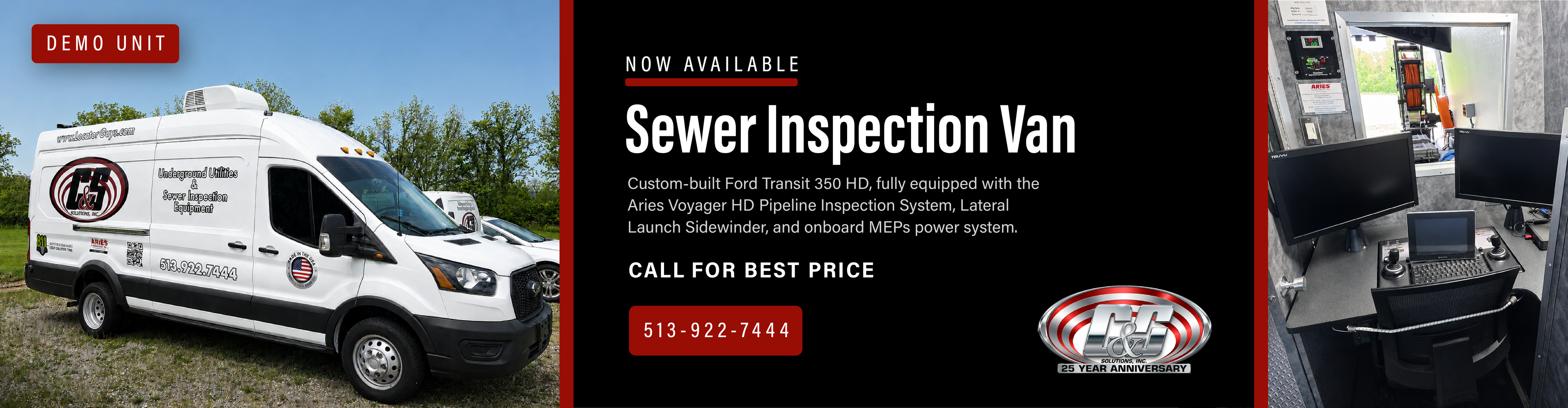 Sewer Inspection Van Demo Unit Sale