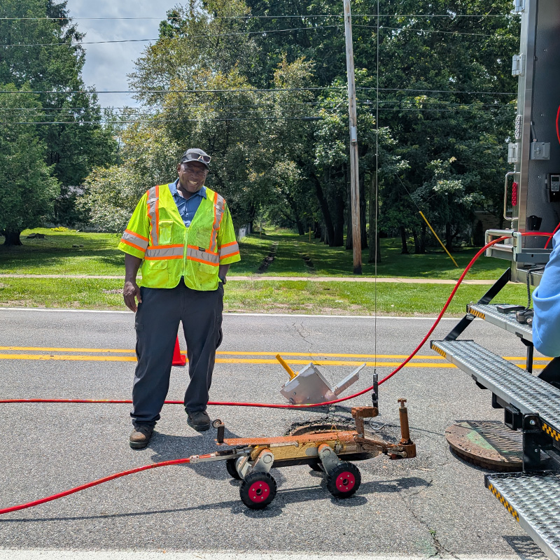 Aries Wolverine cutter truck demo in Michigan 