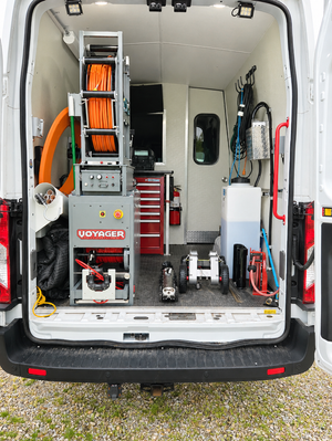 Van Open Back View