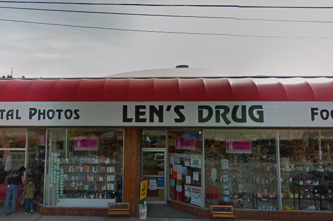 Len's Pharmacy Exterior