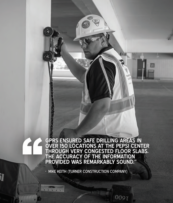 Ground Penetrating Radar Radiodetection Concrete Scanning for Drill ExcavationTestimonial