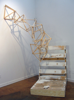 Wood, plaster, twine Hernandez / Hundley - Hive