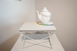 Mdf, epoxy, paint, 2014. 15" x 19" x 13" Benjamin Jurgensen - Everyday The Same (Same Again)