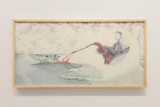 mixed media, 49" x 25", 2017 Jana Swec - Ezra