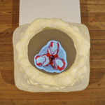 2014, HD video, monitor, steel, foam, cellulose, 38 x 26 x 28 in. Gracelee Lawrence - Pick Apart, Pick-A-Part