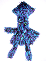 Fabric, thread & polyfil, 36” x 13” Kristin Hogan - Kaiju