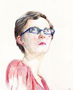 Colored pencil on paper, 14” x 17” Katy O’Conner - Mina