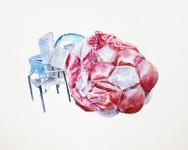 Acrylic on aquabord, 11” x 9” Jason Webb - Discard Pile 11