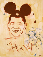 Mixed media on paper, 20” x 25.5” Paul Beck - MIC - Obamay