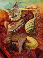 Mixed media, 16" x 20" David Ball - Assessment