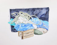 Acrylic on watercolor board, 11” x 9” Jason Webb - Discard Pile 6