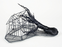 wig, fiberglass screen, hairnet, 10” x 12” x 10” Loren Schwerd - Gordon St