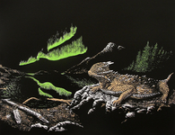Silk screen print on archival paper, 22” x 30” Casey Polacheck - Migratory