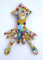 Fabric, thread & polyfil, 19” x 8” Kristin Hogan - Yosei